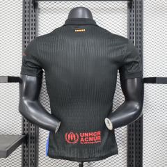 2025/26 Barcelona Away Barça x Spotify x Travis Scott Player Version Jersey 