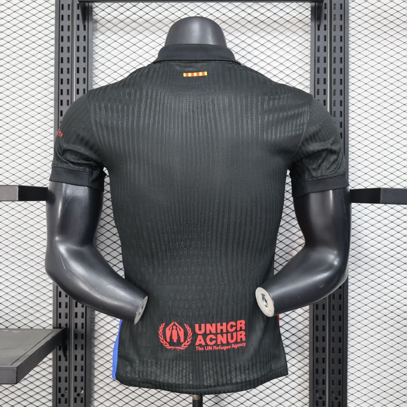 2025/26 Barcelona Away Barça x Spotify x Travis Scott Player Version Jersey 