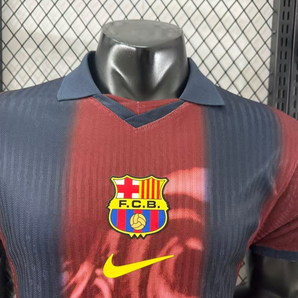 2000/01 Barcelona ✖ TRAVIS SCOTT Special Player Version Retro Jersey (Commerical Edition #2)