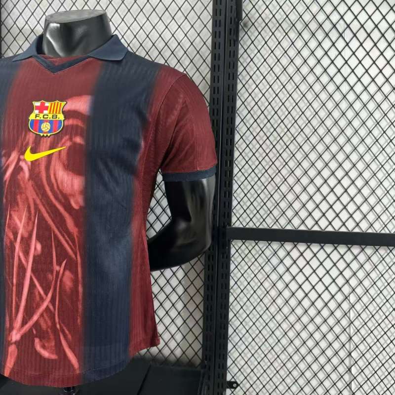 2000/01 Barcelona ✖ TRAVIS SCOTT Special Player Version Retro Jersey (Commerical Edition #2)