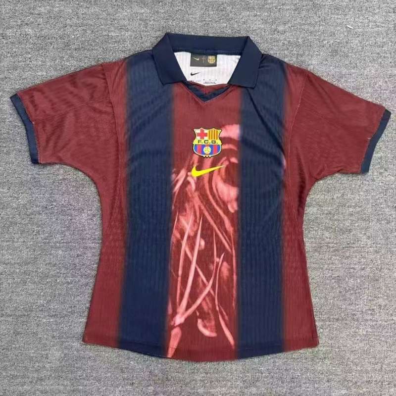 2000/01 Barcelona ✖ TRAVIS SCOTT Special Player Version Retro Jersey (Commerical Edition #2)