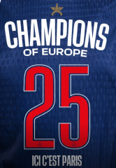 CHAMPIONS OF EUROPE +3