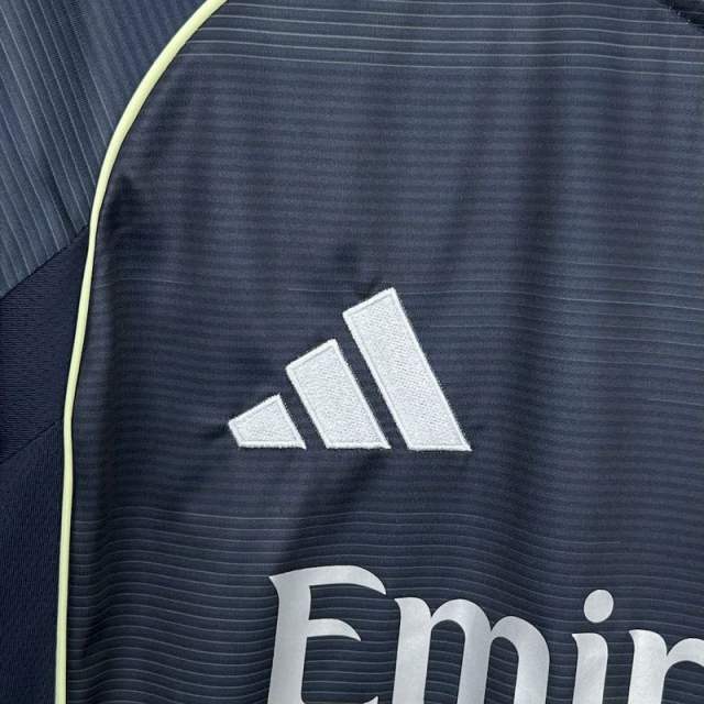 2025/26 Real Madrid Away Jersey Long Sleeve 