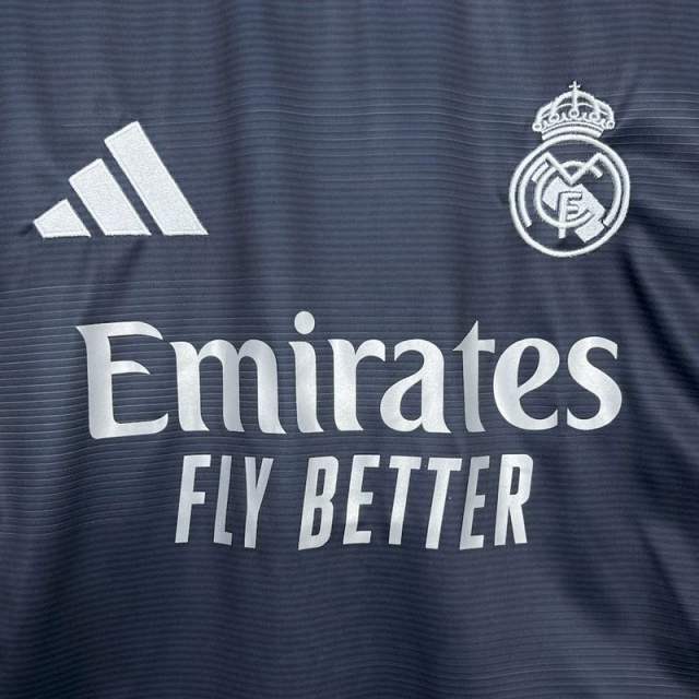 2025/26 Real Madrid Away Jersey Long Sleeve 