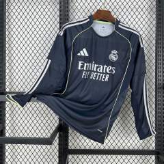 2025/26 Real Madrid Away Jersey Long Sleeve 