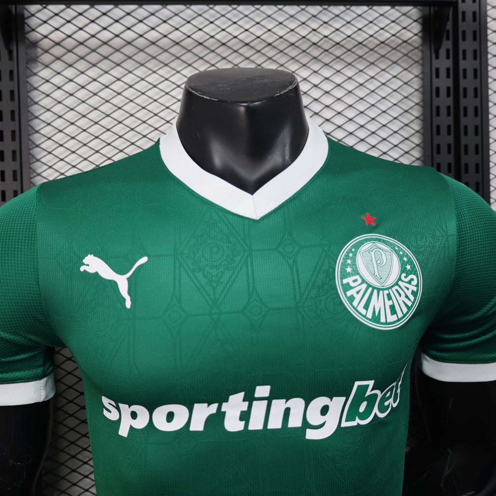 2025/26 SE Palmeiras Home Jersey Player Version
