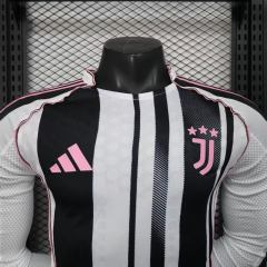 2025/26 Juventus Home Jersey Player Version Long Sleeve