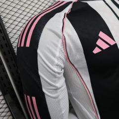 2025/26 Juventus Home Jersey Player Version Long Sleeve