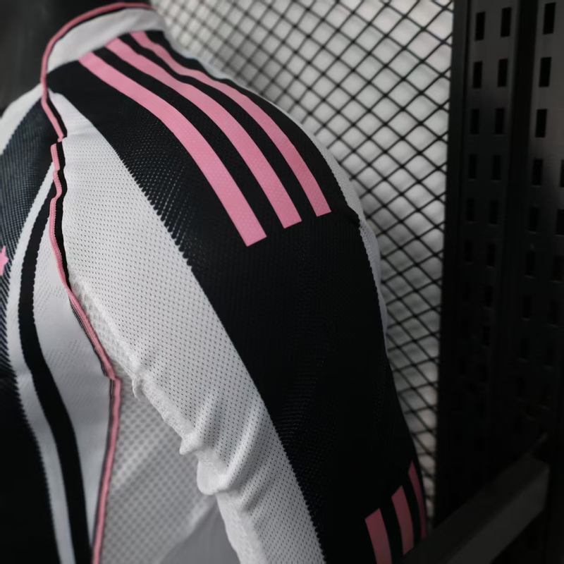 2025/26 Juventus Home Jersey Player Version Long Sleeve