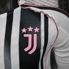2025/26 Juventus Home Jersey Player Version Long Sleeve