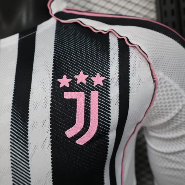 2025/26 Juventus Home Jersey Player Version Long Sleeve