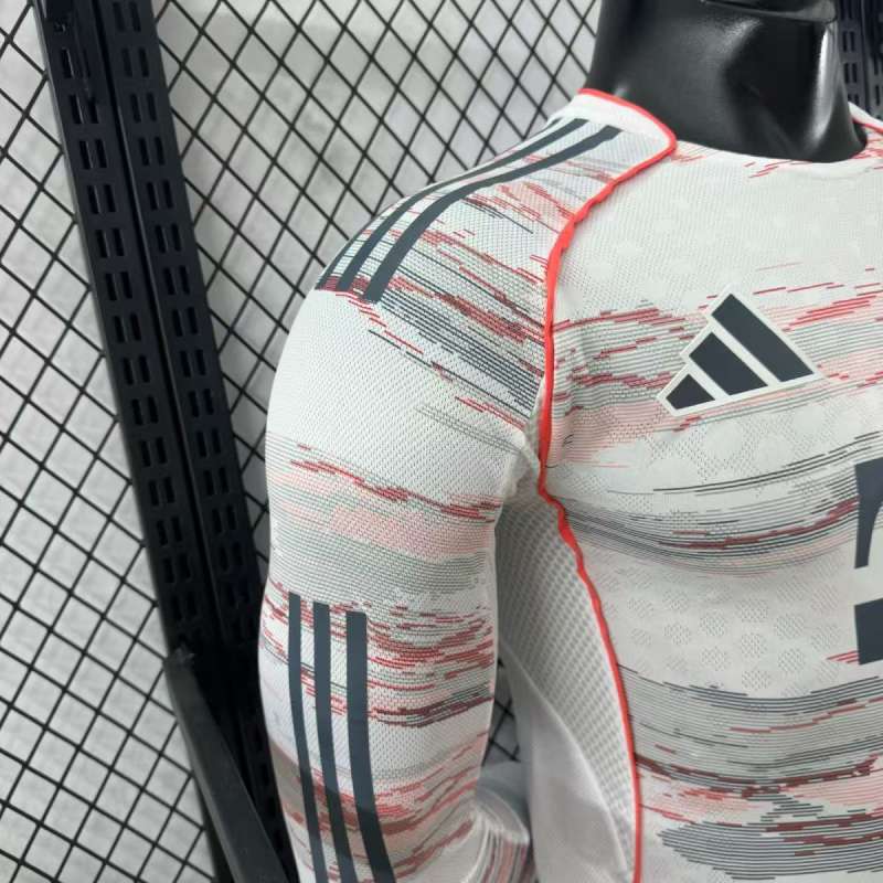 2025/26 Bayern Munich Away Player Version Long Sleeve Jersey