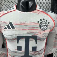 2025/26 Bayern Munich Away Player Version Long Sleeve Jersey