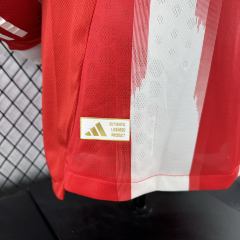 2025/26 Bayern Munich Home Player Version Long Sleeve Jersey