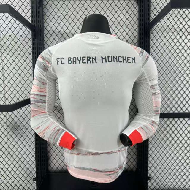 2025/26 Bayern Munich Away Player Version Long Sleeve Jersey