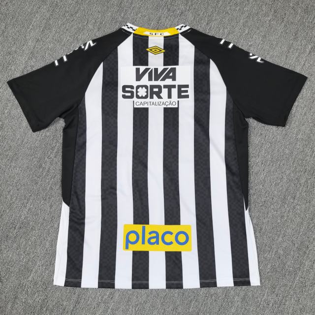 2025/26 Santos FC Away Jersey with All Sponsors