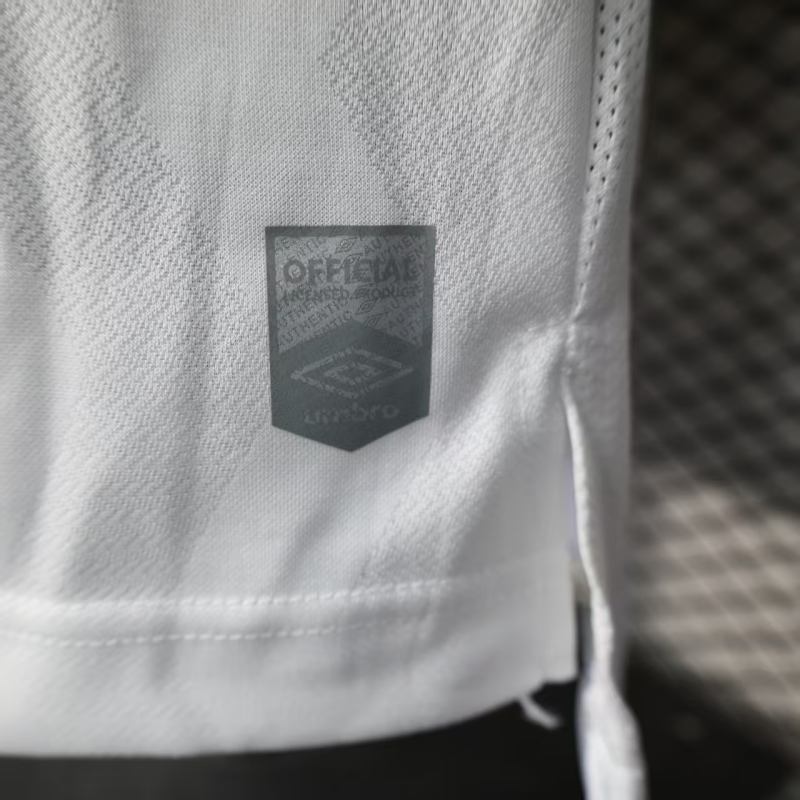 2025/26 Santos FC Home Jersey Player Version with All Sponsors