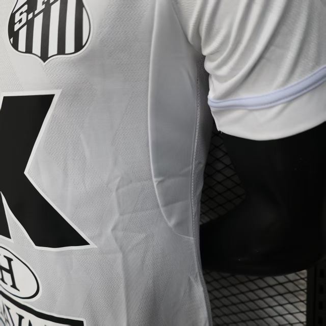 2025/26 Santos FC Home Jersey Player Version with All Sponsors