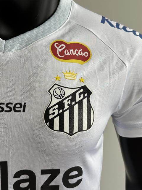 2025/26 Santos FC Home Jersey Player Version with All Sponsors