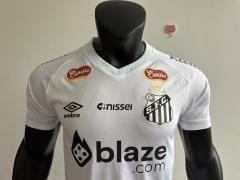 2025/26 Santos FC Home Jersey Player Version with All Sponsors