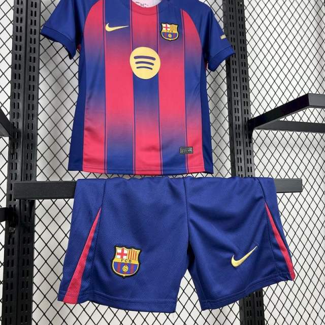 2025/26 Barcelona Home Kids Jersey