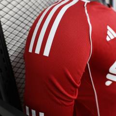 2025/26 Liverpool Home Jersey Long Sleeve Player Version 