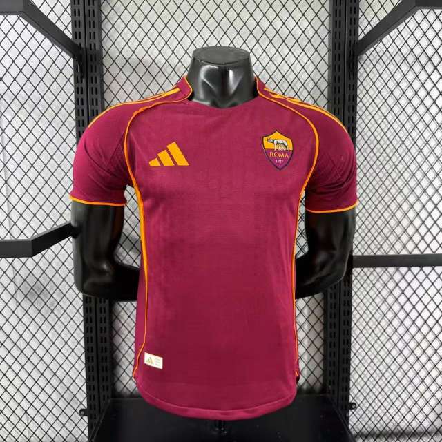 2025/26 Roma Home Jersey Player Version