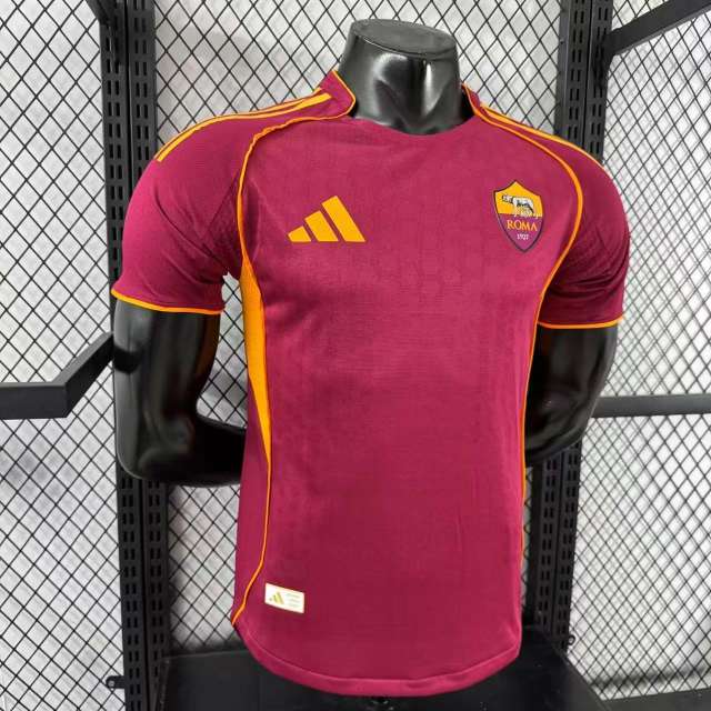 2025/26 Roma Home Jersey Player Version
