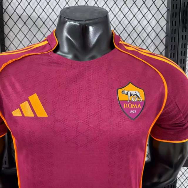 2025/26 Roma Home Jersey Player Version