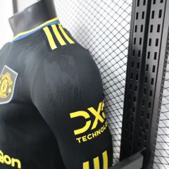 2025/26 Manchester United Third Away Jersey Player Version Long Sleeve 