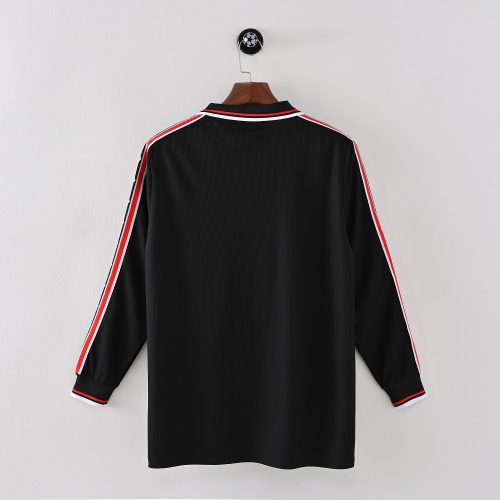 1998/99 Manchester United Away Retro Jersey Long Sleeve