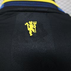 2025/26 Manchester United Third Away Jersey Player Version Long Sleeve 