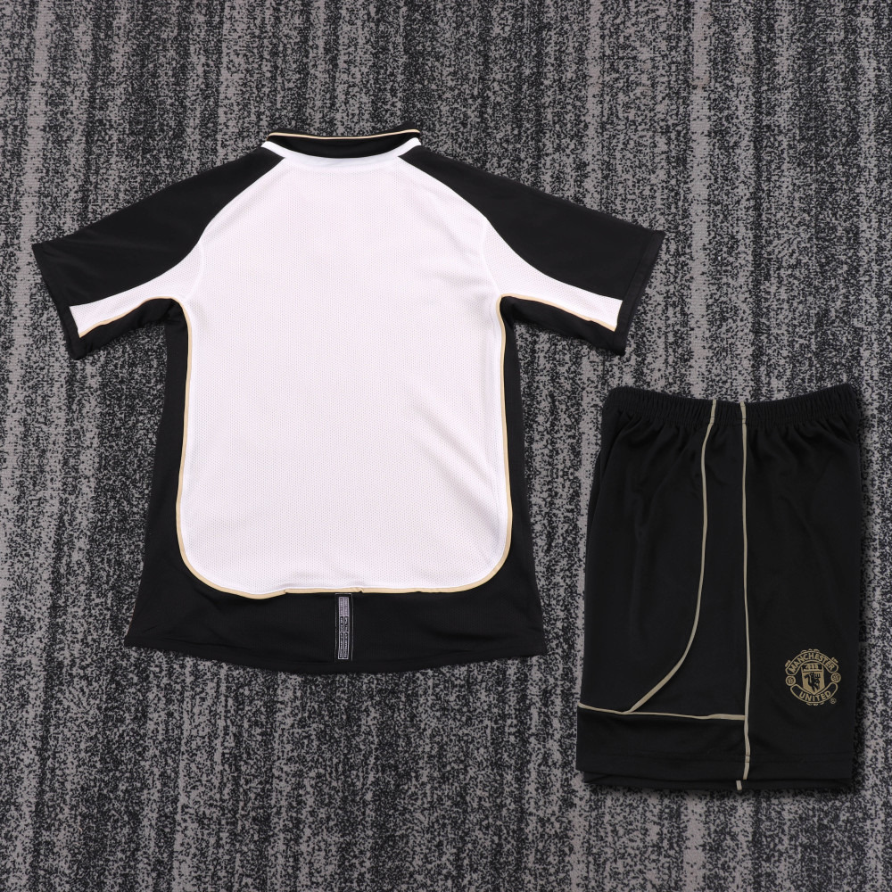 2001/02 Manchester United Away Retro Kids Jersey 100th Centenary