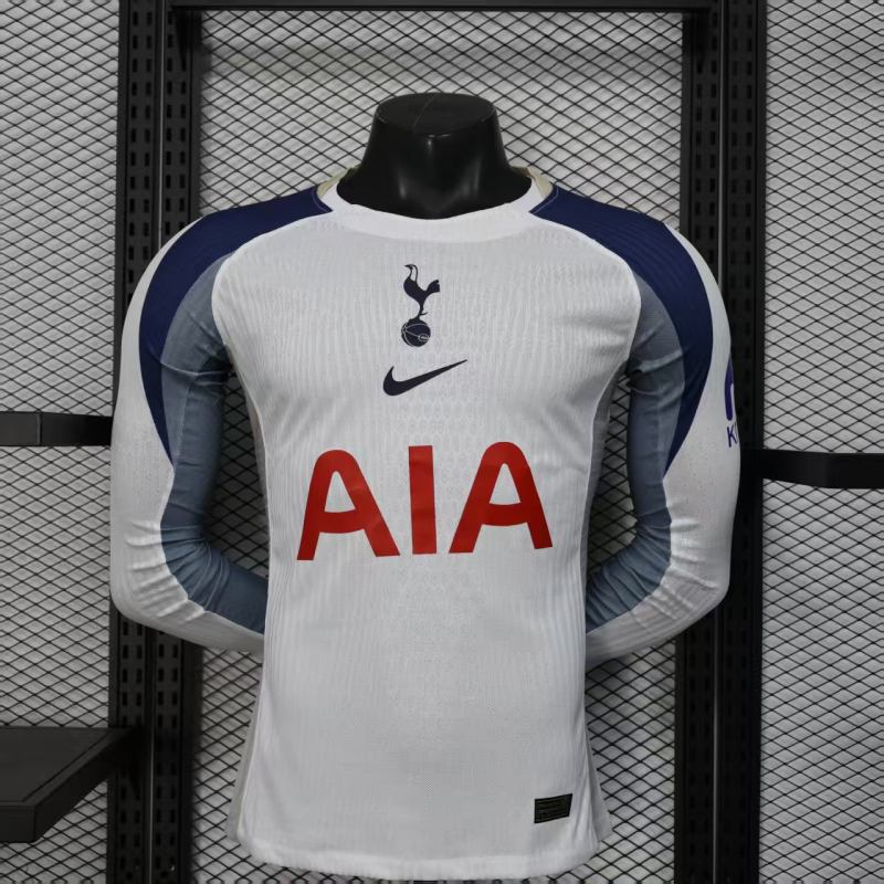 2025/26 Tottenham Hotspur Home Jersey Long Sleeve Player Version