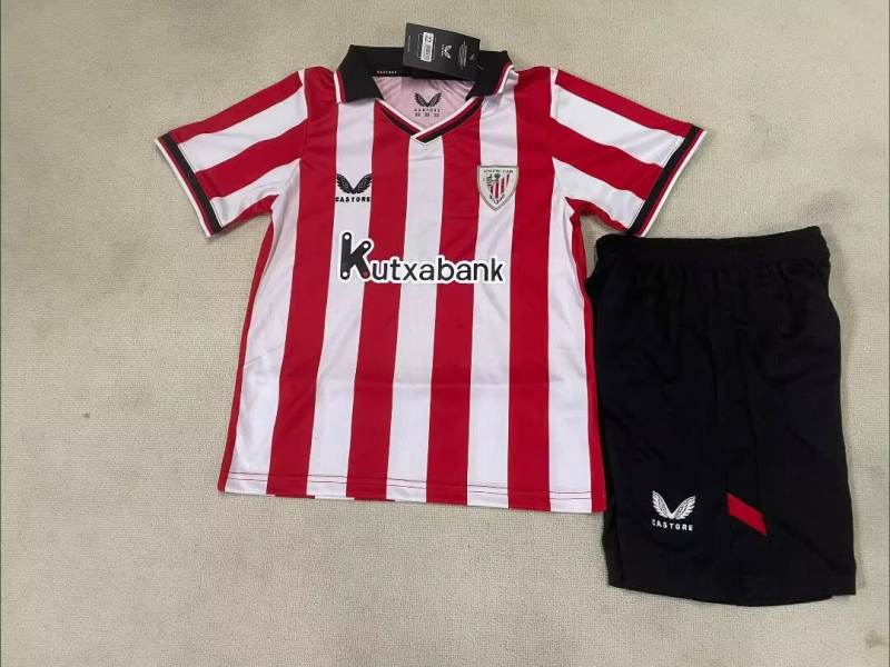 2025/26 Athletic Bilbao Home Kids Jersey