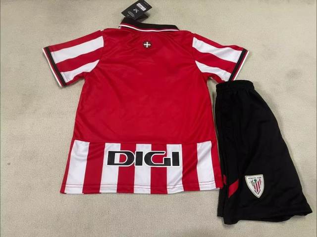2025/26 Athletic Bilbao Home Kids Jersey
