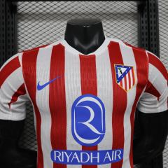 2025/26 Atletico Madrid Home Jersey Player Version
