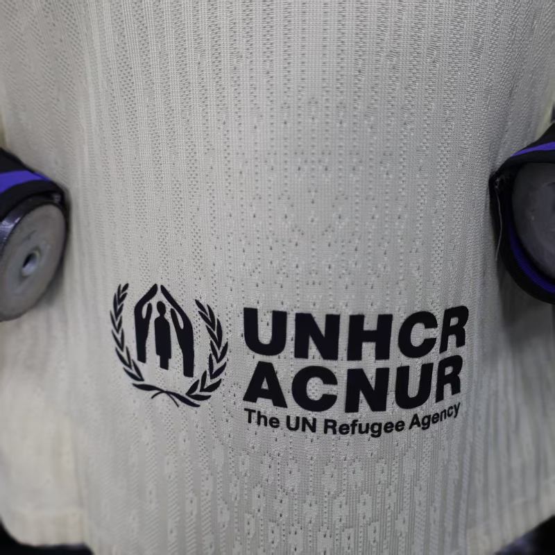 2025/26 Barcelona Away Jersey Player Version Long Sleeve