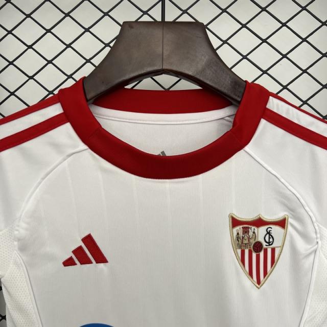 2025/26 Sevilla Home Kids Jersey