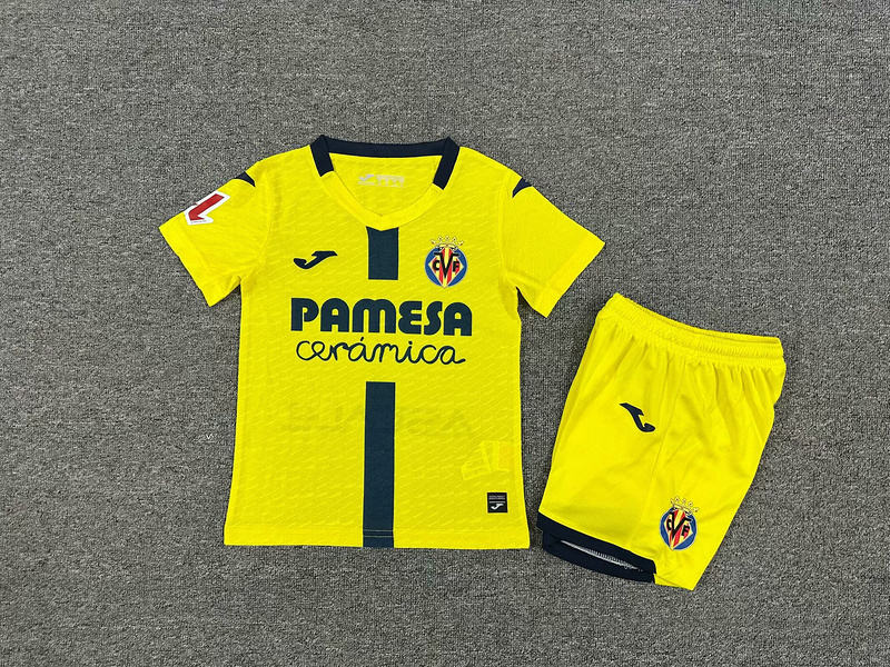 2025/26 Villarreal Home Kids Jersey