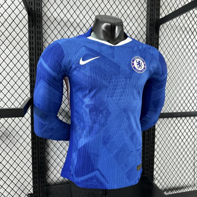 2025/26 Chelsea Home Jersey Long Sleeve Player Version 