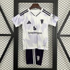 2025/26 Manchester United Away Kids Jersey 