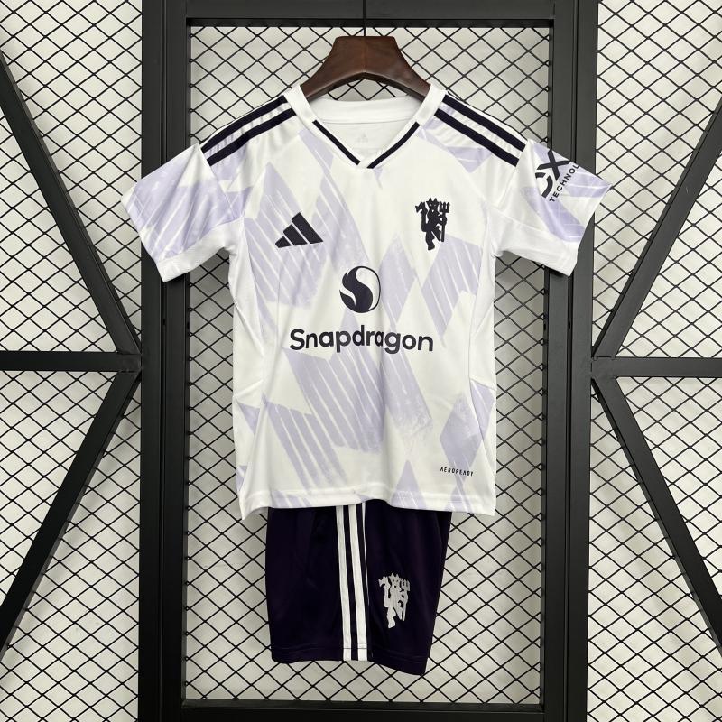 2025/26 Manchester United Away Kids Jersey 