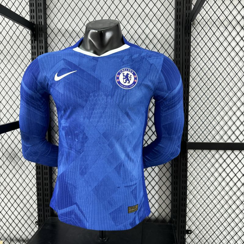 2025/26 Chelsea Home Jersey Long Sleeve Player Version 