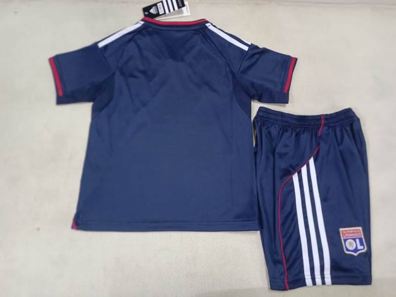 2025/26 Olympique Lyonnais Away Kids Jersey 