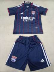2025/26 Olympique Lyonnais Away Kids Jersey 