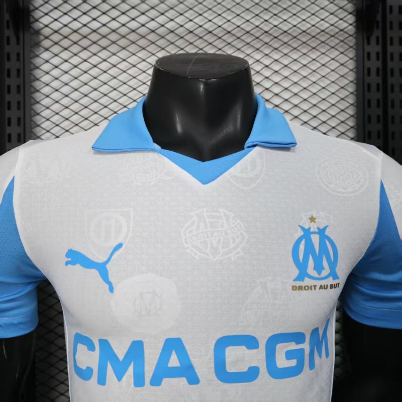 2025/26 Marseille Home Jersey Player Version