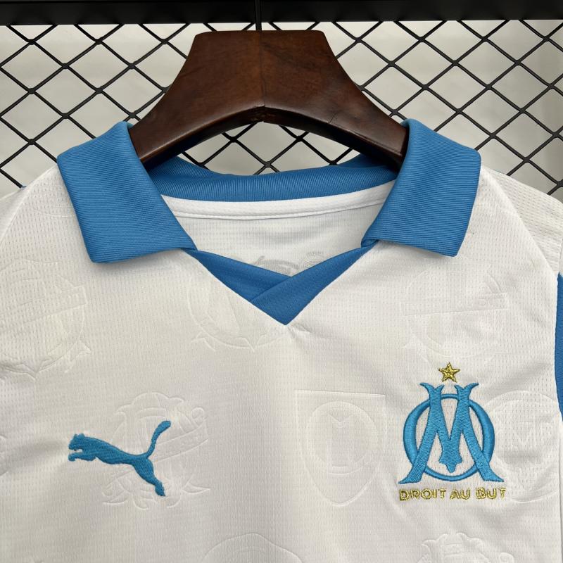 2025/26 Marseille Home Kids Jersey