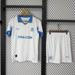 2025/26 Marseille Home Kits Jersey + Shorts
