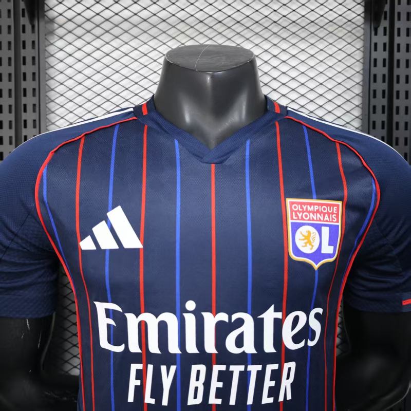 2025/26 Olympique Lyonnais Away Jersey Player Version 